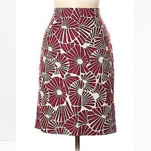 The Limited | Patterned Pencil Skirt - Size 10 Tall